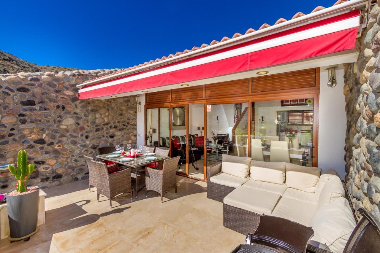 Mogán Casa Holmston, Duplex Villa With Hot Tub In Anfi Tauro Topaz מראה חיצוני תמונה